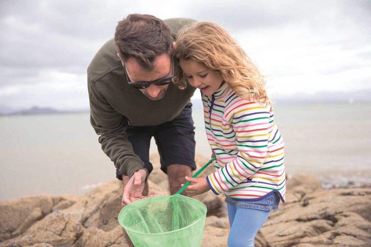 seaside visits at easter with children